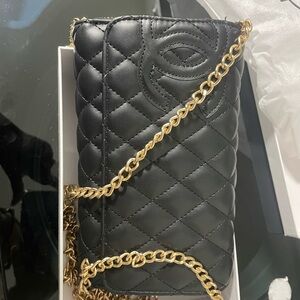DUPE Chanel Black Quilted Chain Bag
